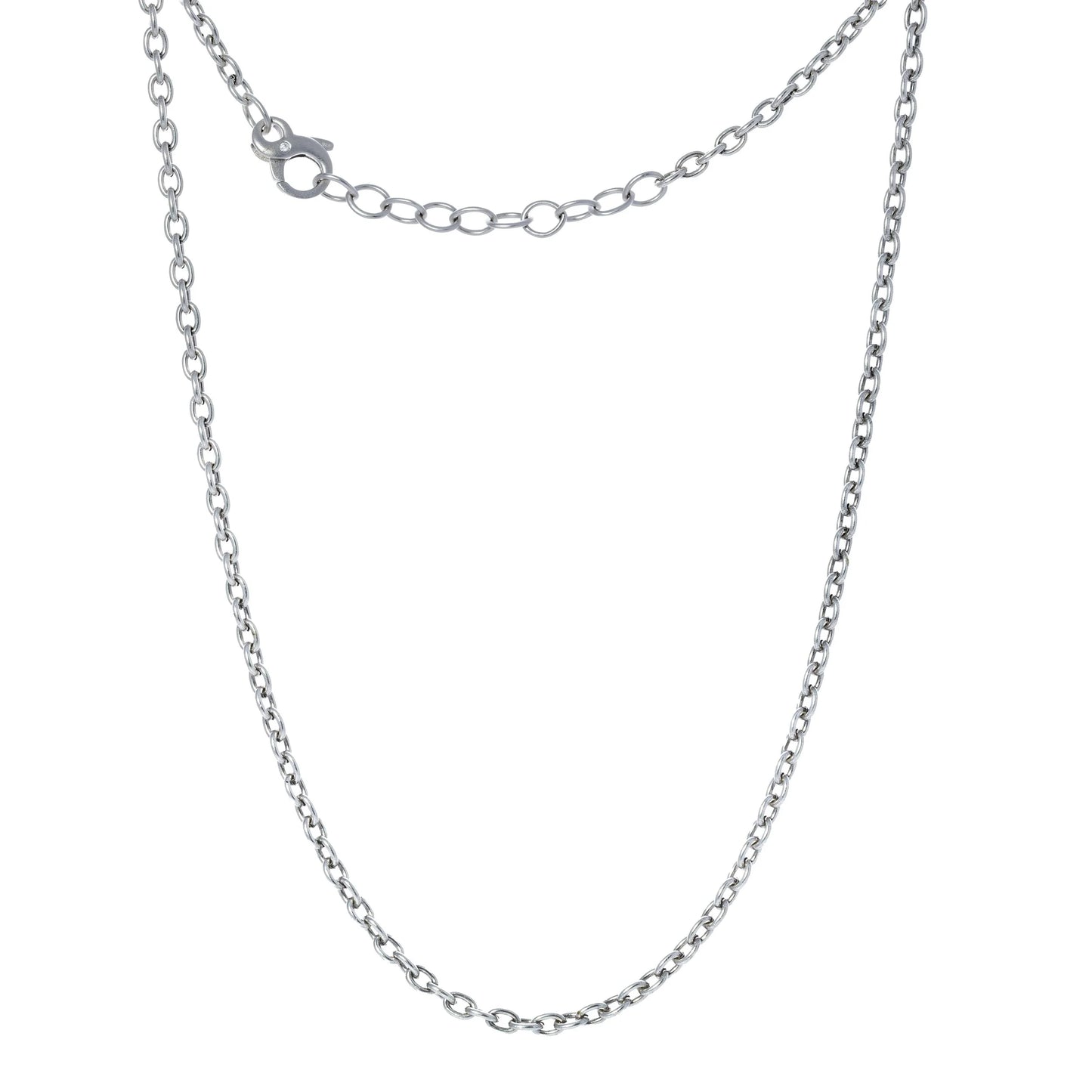 EXTRA SMALL CHAIN WITH A SINGLE DIAMOND CLASP