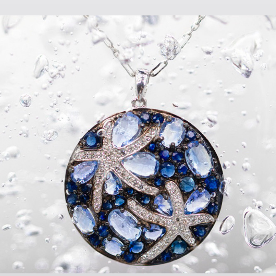 Diamond Starfish Necklace