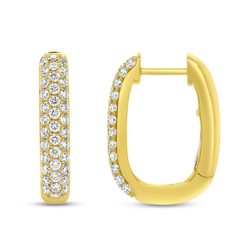 Uneek Stackable Collection Huggie Earrings
