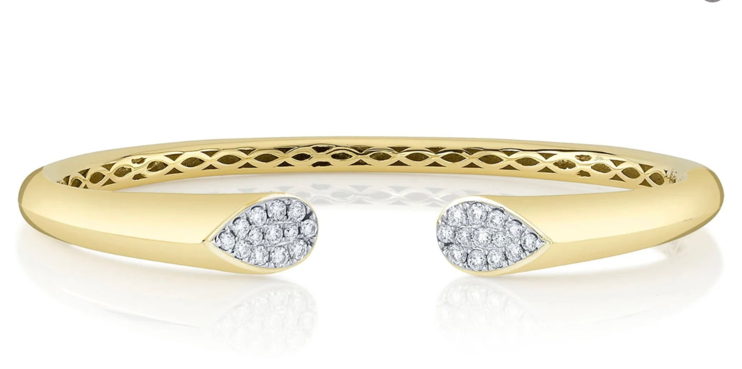 0.54CT Diamond Bangle