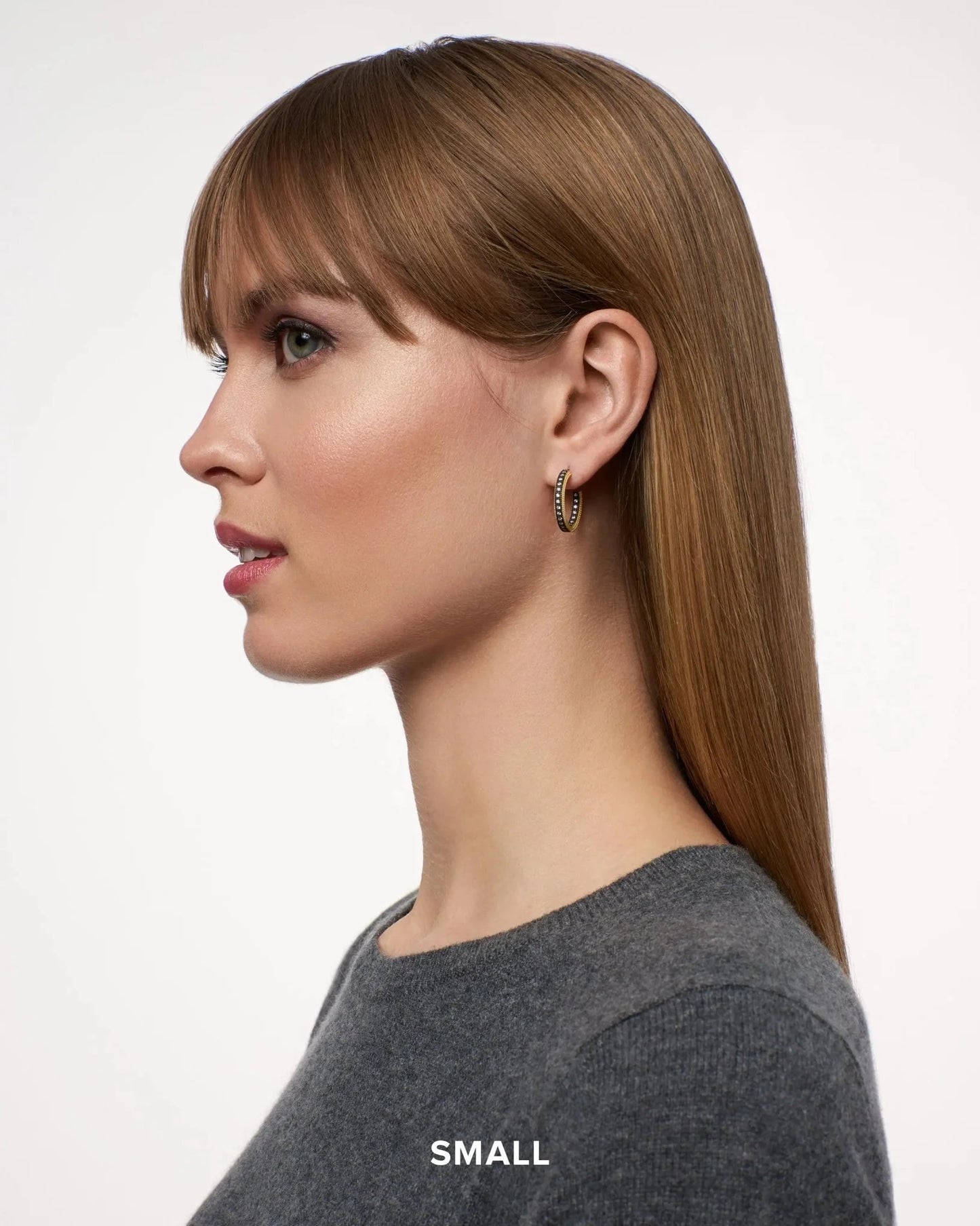 Classic Pavé Hoop Earrings