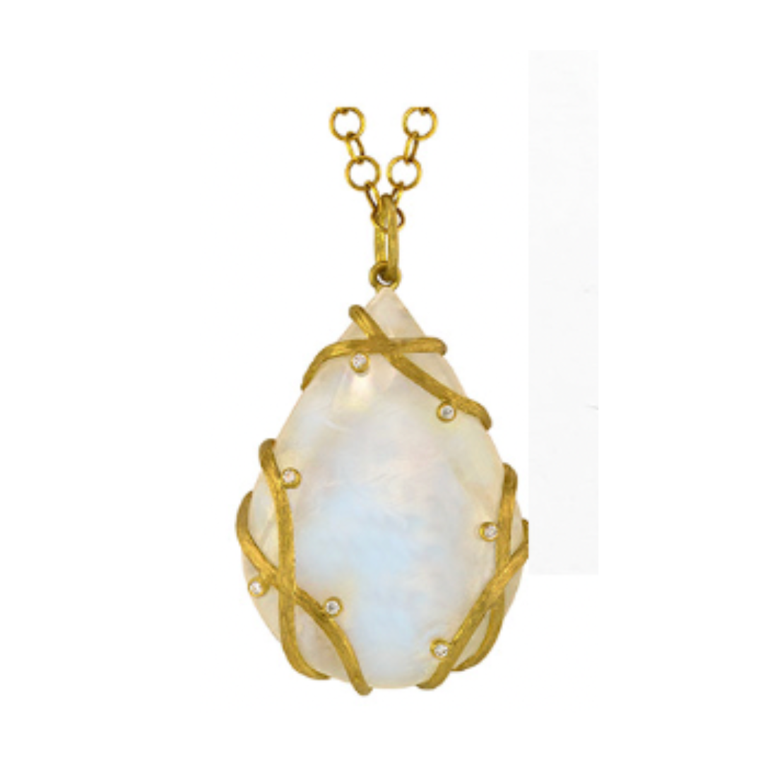 Vine Wrapped Pendant Necklace