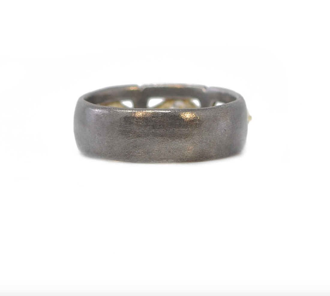 Paperclip Crivelli Stack Ring