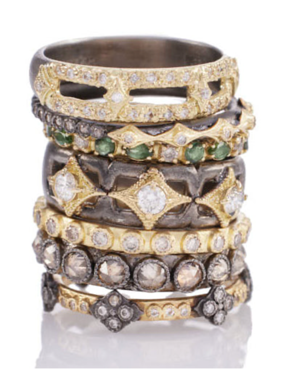 Paperclip Crivelli Stack Ring