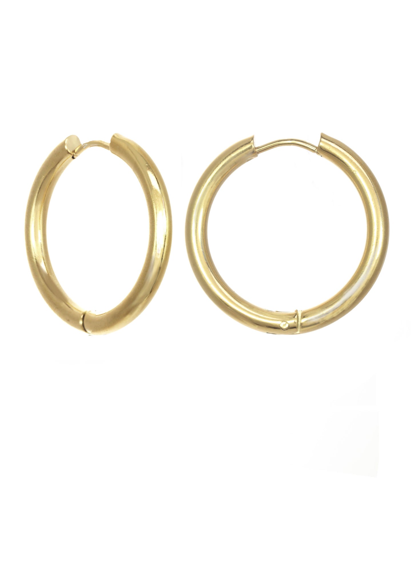 Gold Hoop Earrings in 18kgf