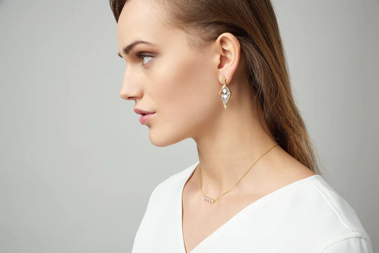Clover Bar Pendant Necklace