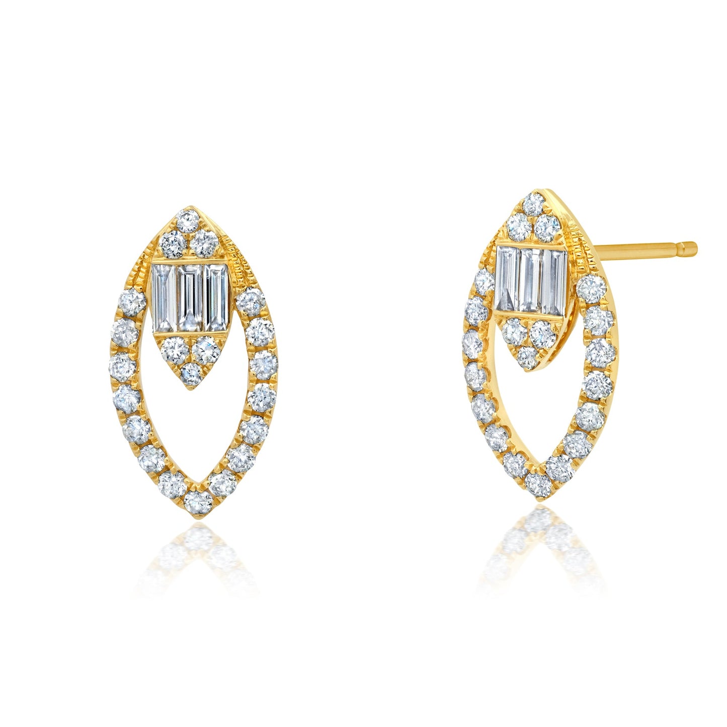 Asa Diamond Marquesa Open Earrings