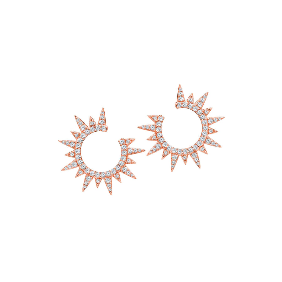 Rose Starburst Earrings