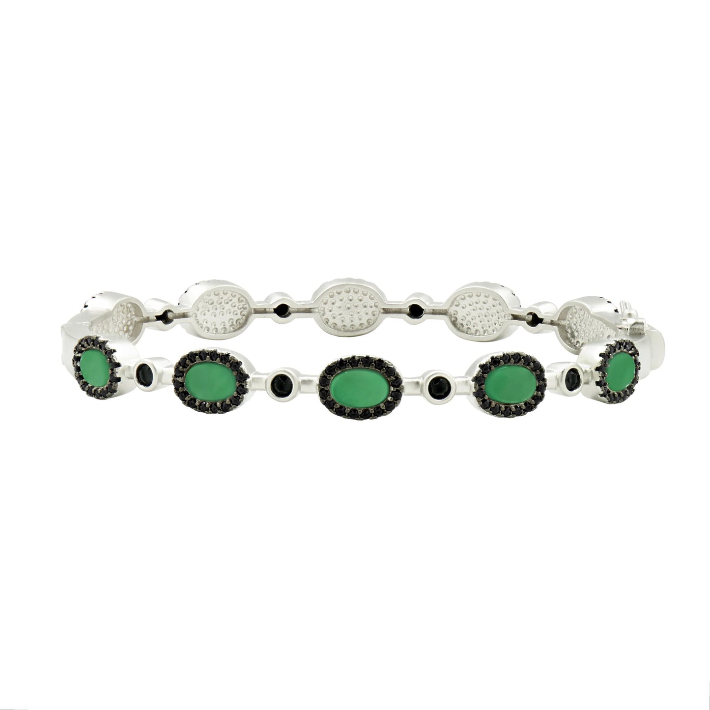 Industrial Finish Hinge Bangle