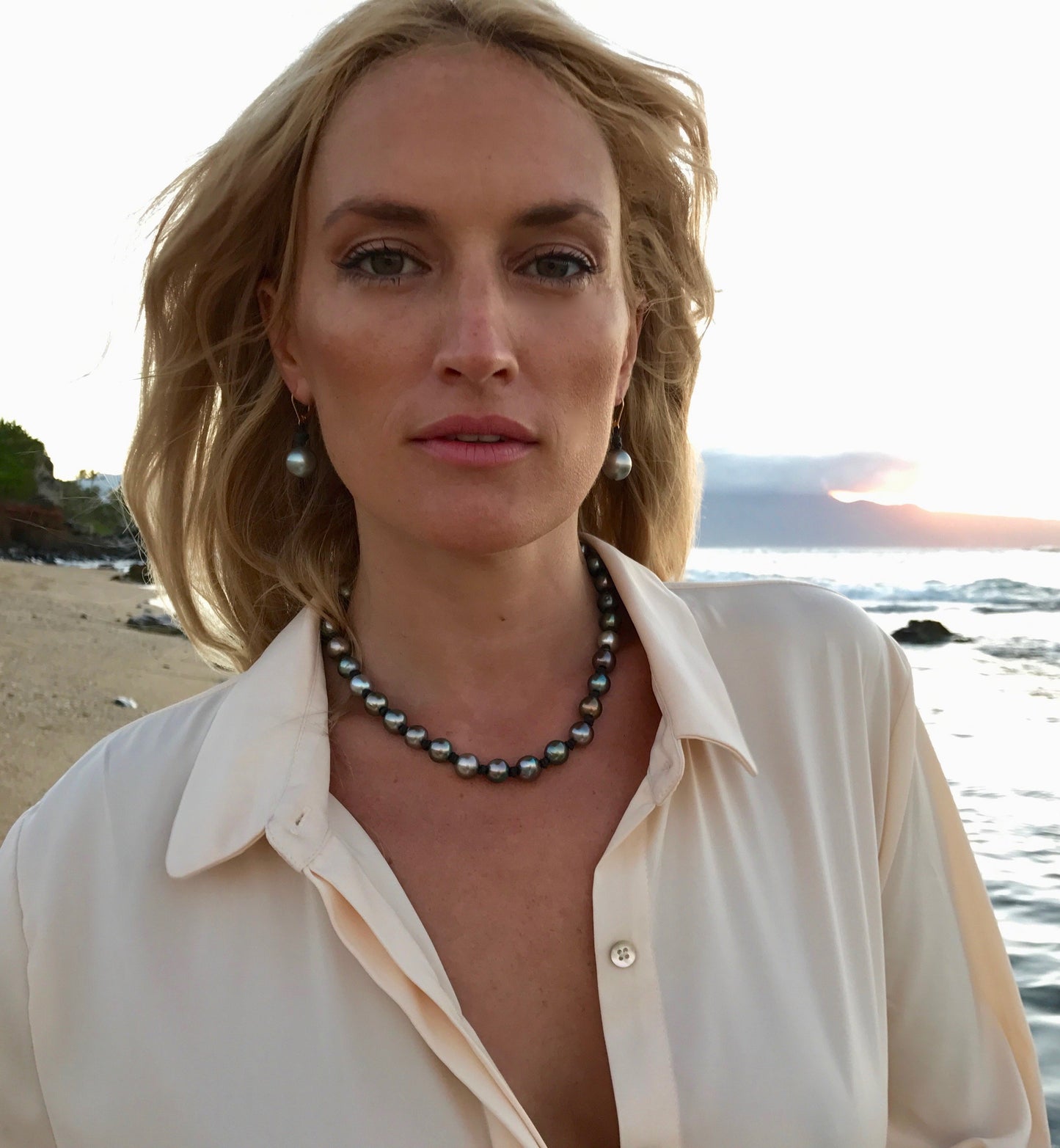 Deluxe Tahitian Drop Earrings
