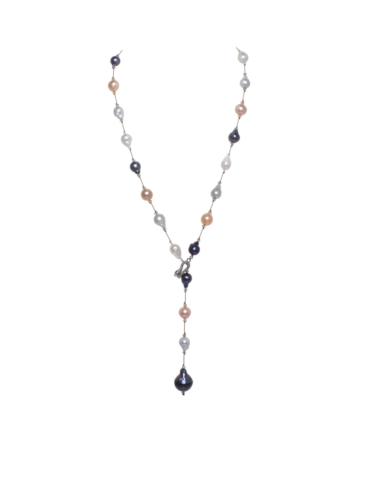 MULTI-COLOR BAROQUE PEARL, LAR24DIA-102