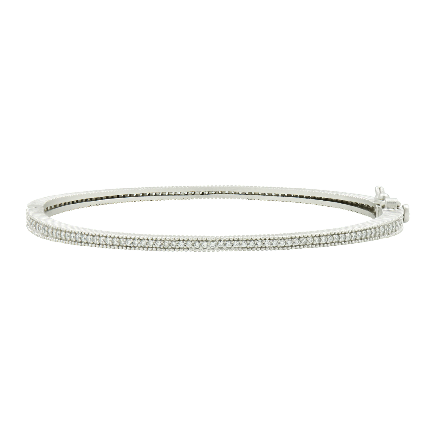 The Classic Pavé Hinge Bangle