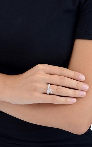 .925 sterling silver Pave white CZ Height: 1/8'' Width: 1/8'' Depth: 1/8'' Handmade In USA