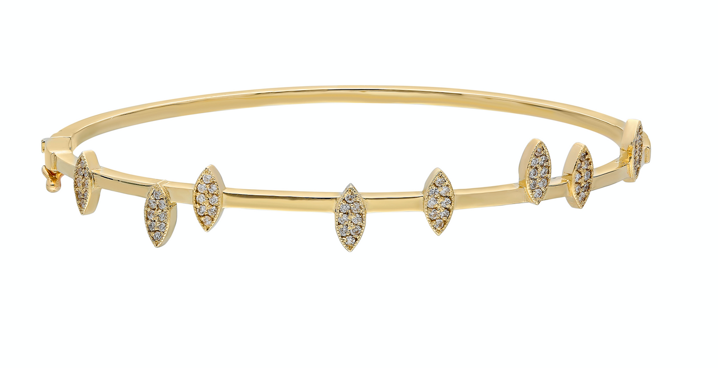 14K Yellow gold White diamond: 0.28 Made in Turkey