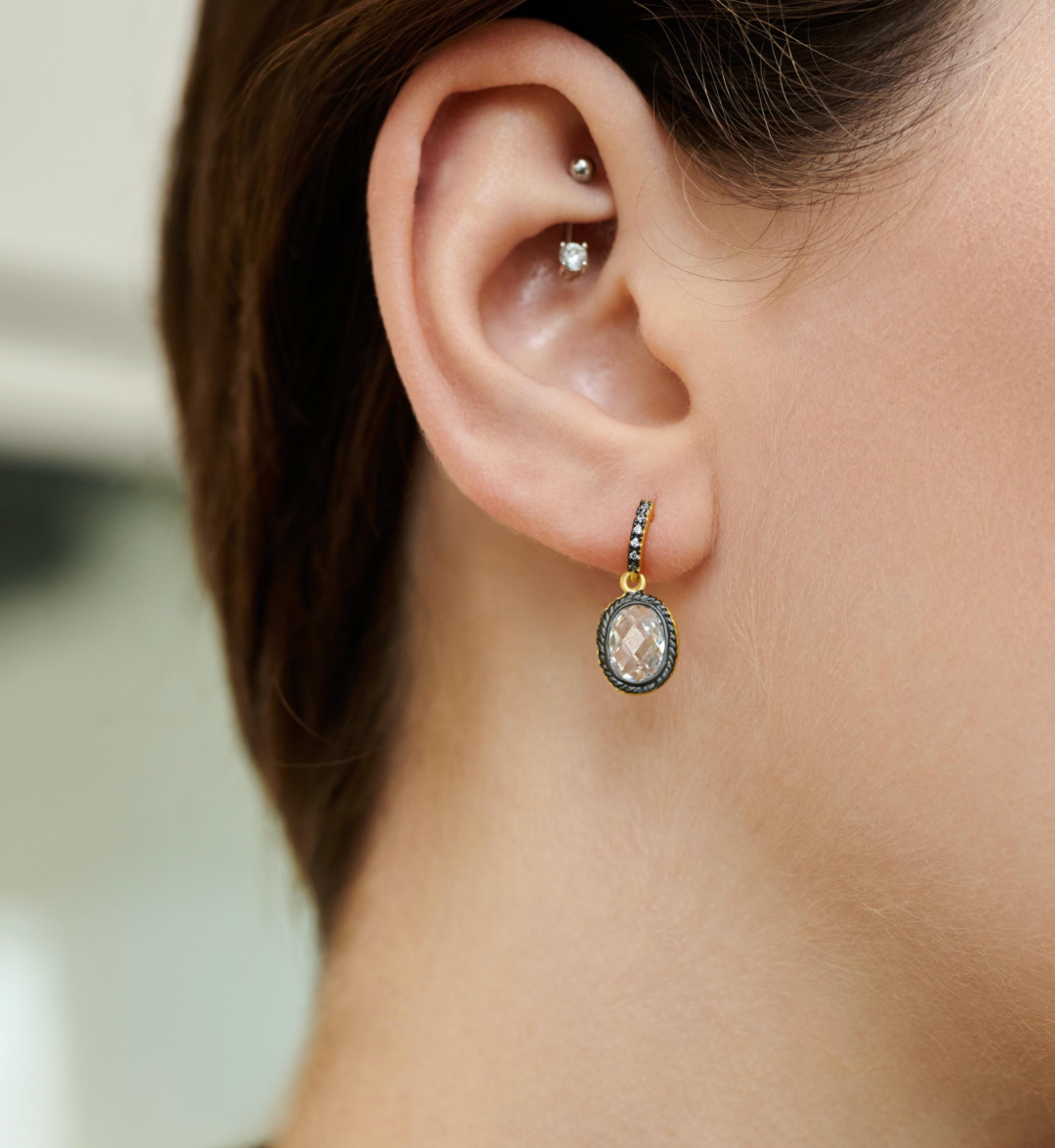 Tiny Raindrop Earrings
