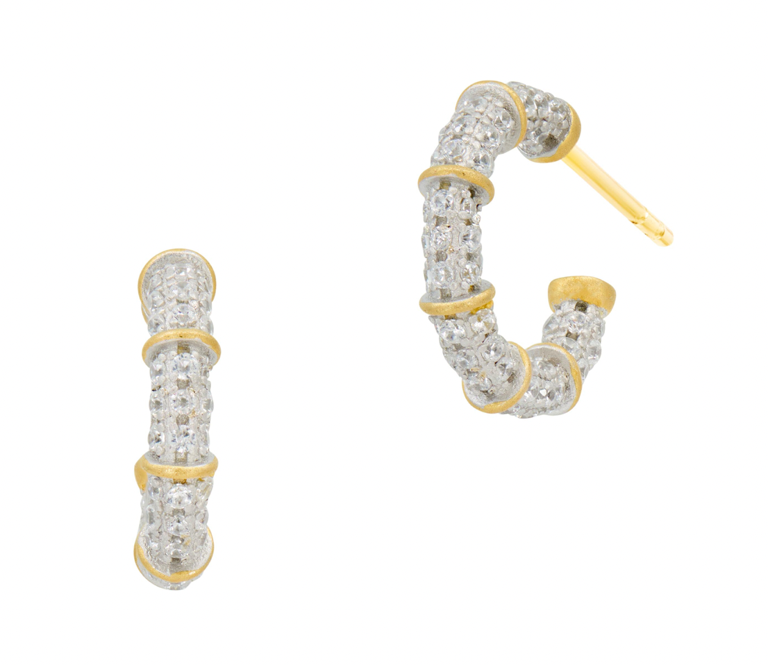 BROOKLYN COAST Sparkling Coast Mini Hoop Earrings