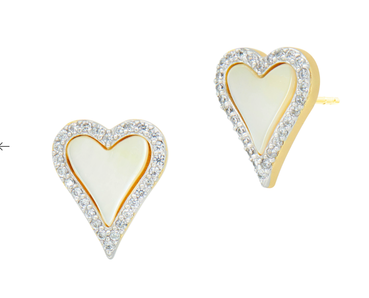 THE LOVE COLLECTION From the Heart Stud