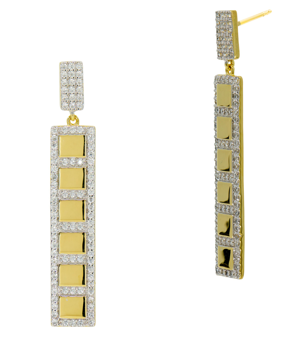 RADIANCE Illuminating Rectangular Earring