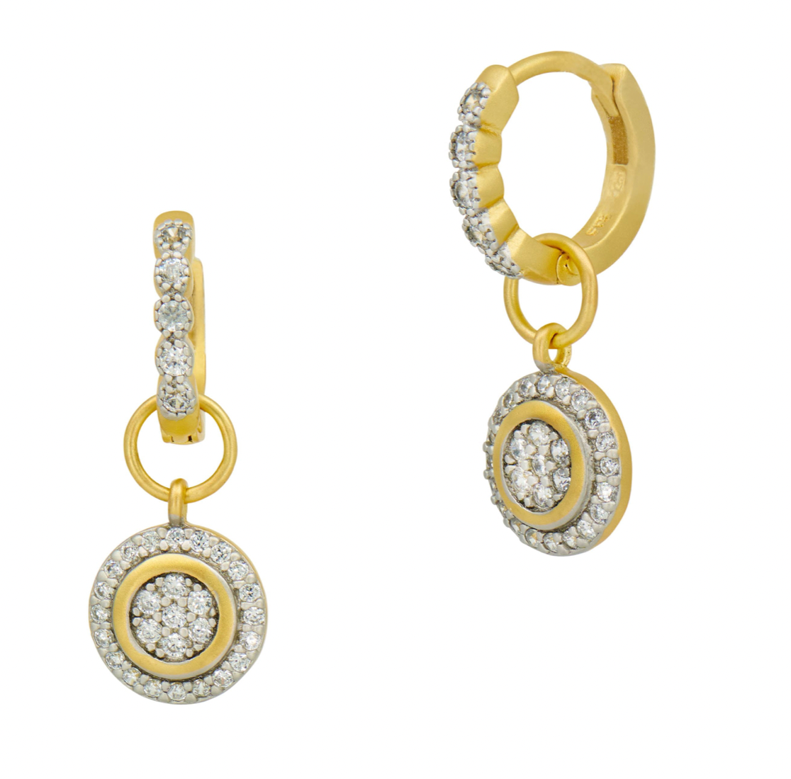 Glistening Charm Mini Hoop