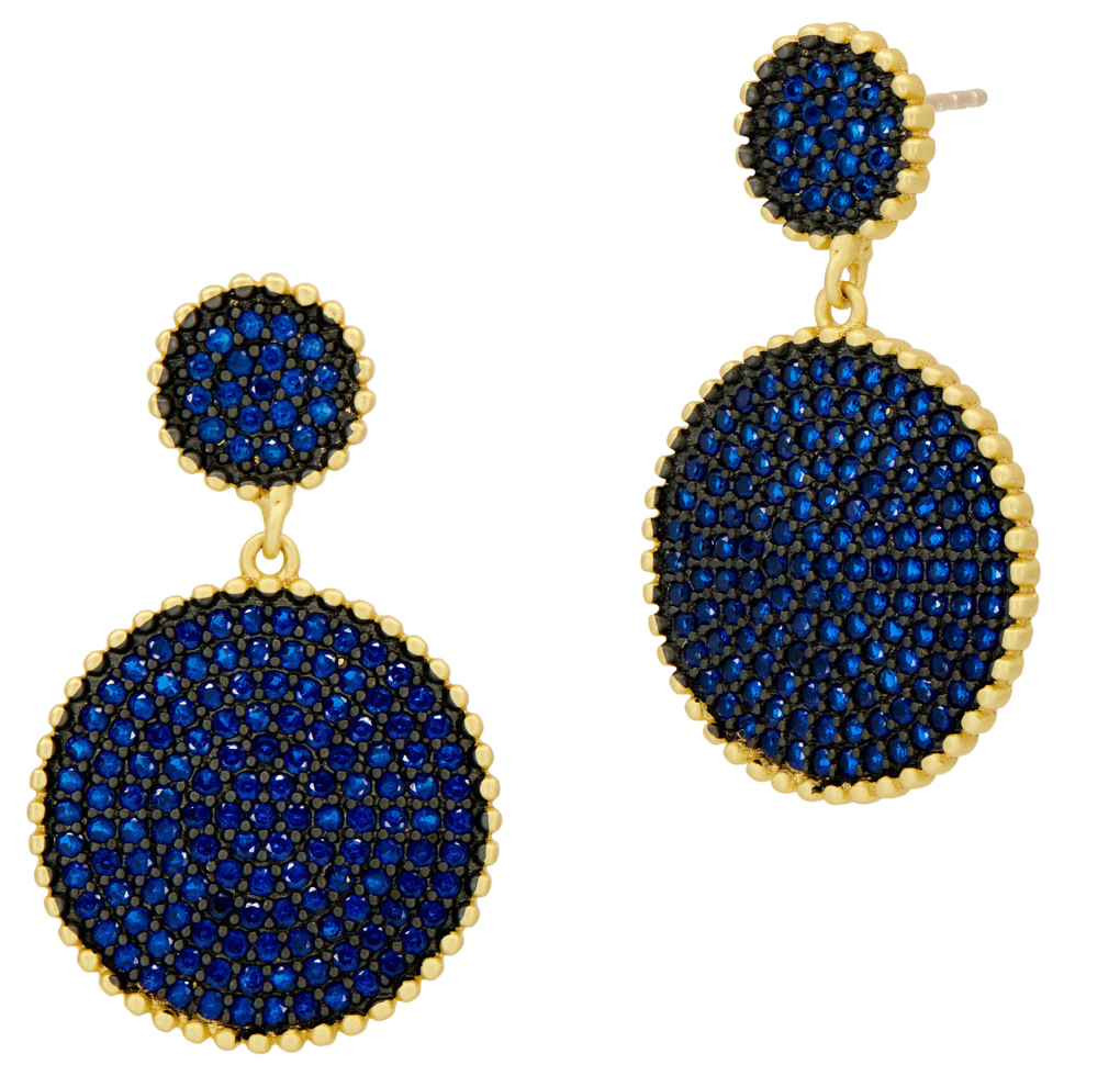 MIDNIGHT Pavé Elegance Drop Earring