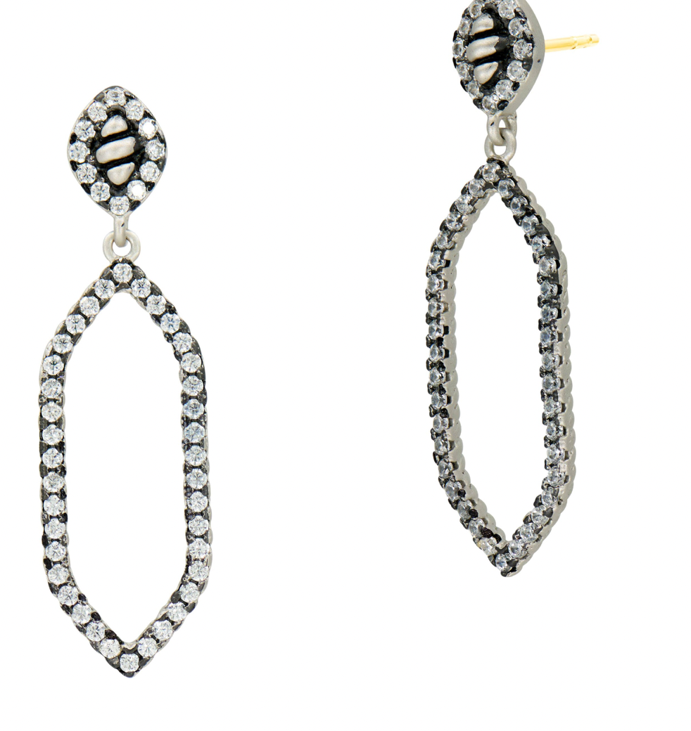 INDUSTRIAL FINISH Industrial Pavé Earring