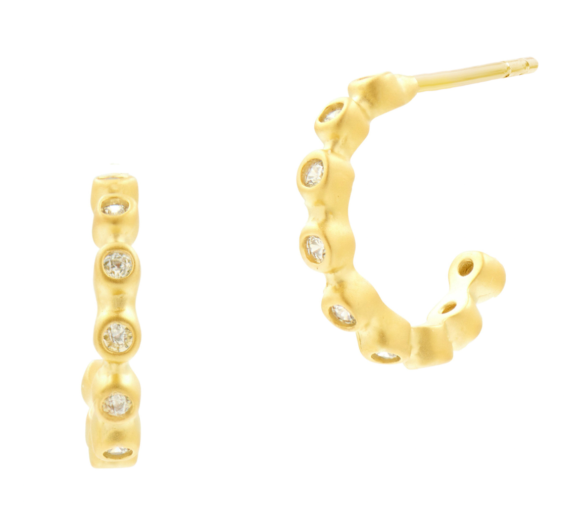 FREIDA ROTHMAN Bezel Ear Huggie