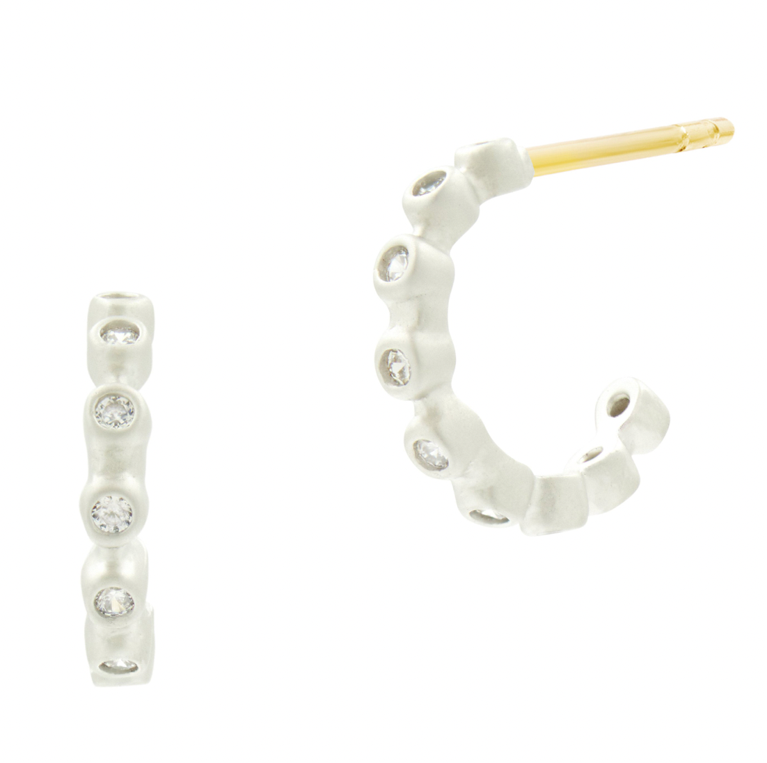 FREIDA ROTHMAN Bezel Ear Huggie