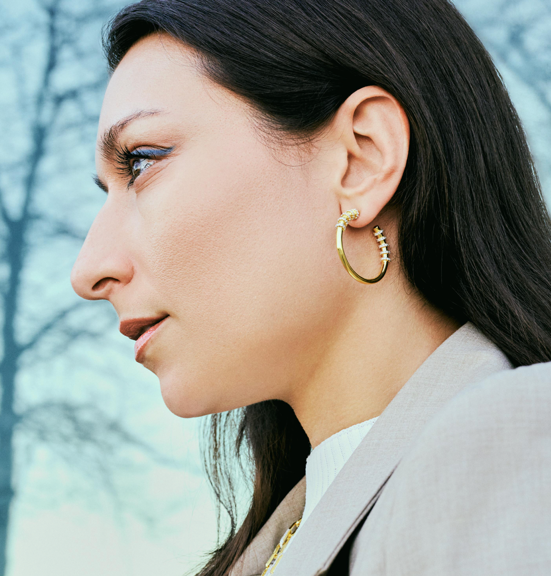 RADIANCE Sparkling Reflections Hoop Earrings
