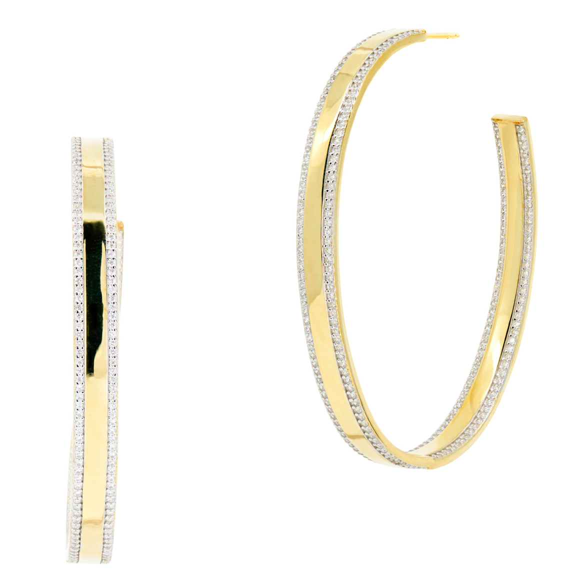 RADIANCE Reflections Large Hoop Earrings