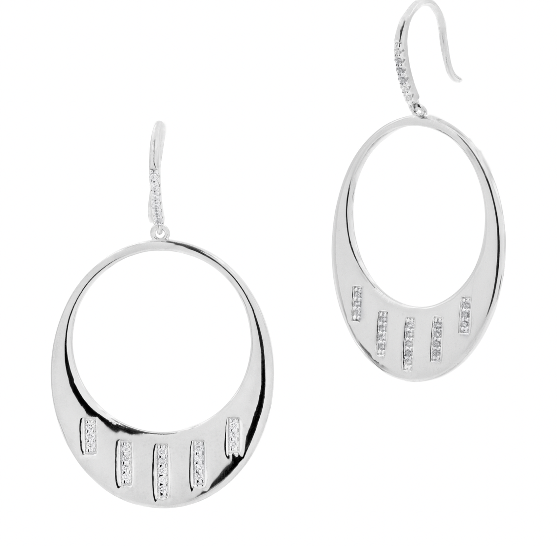 FR VAULT Radiance Drop Hoop Earring