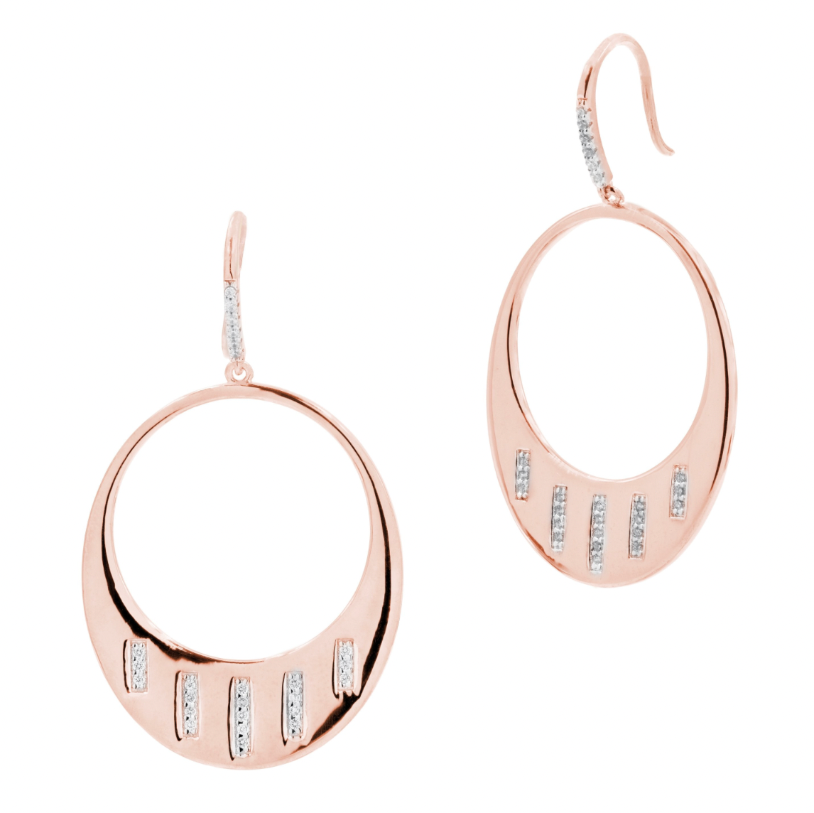 FR VAULT Radiance Drop Hoop Earring