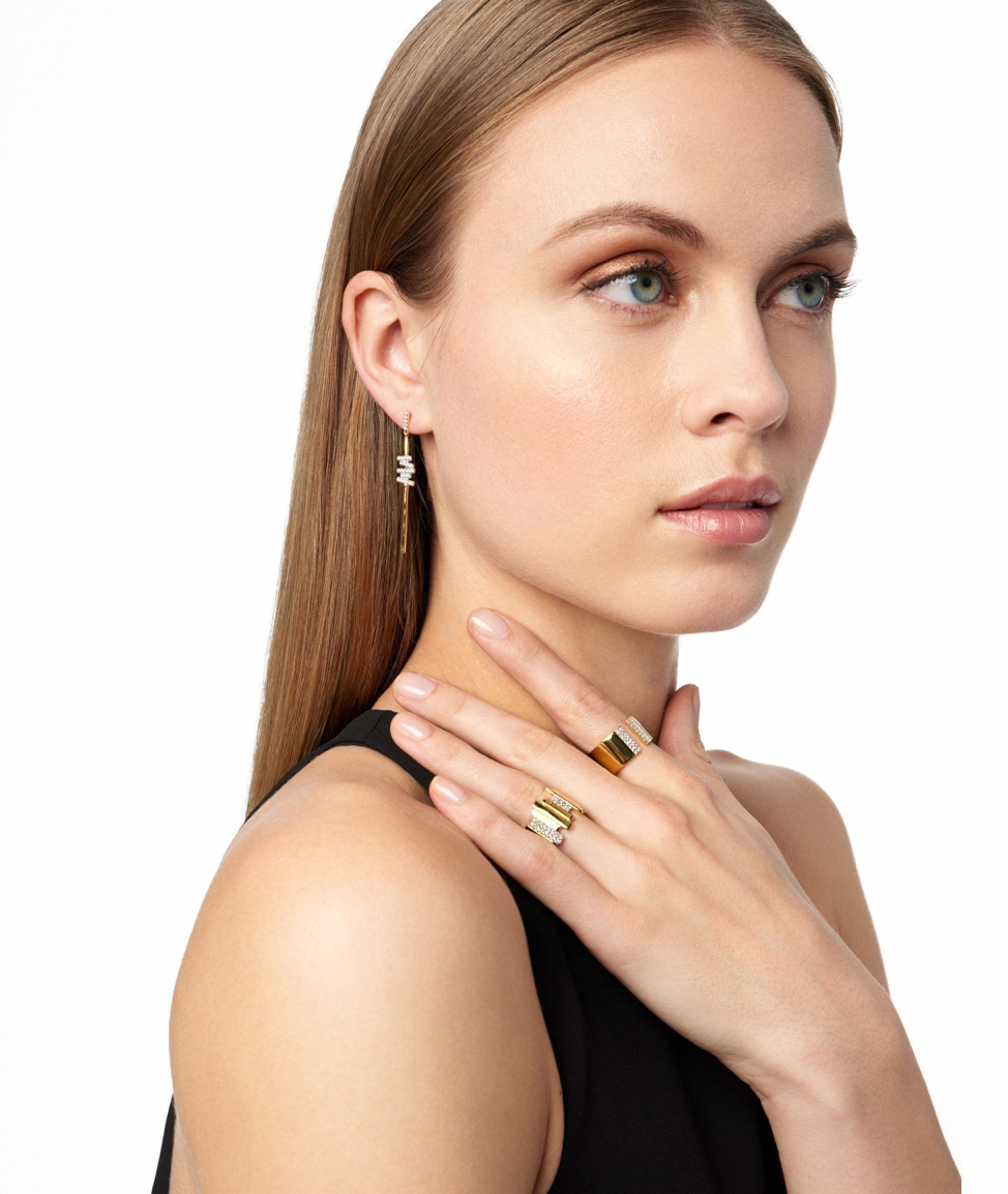 RADIANCE Radiance Delicate Linear Drop Earring