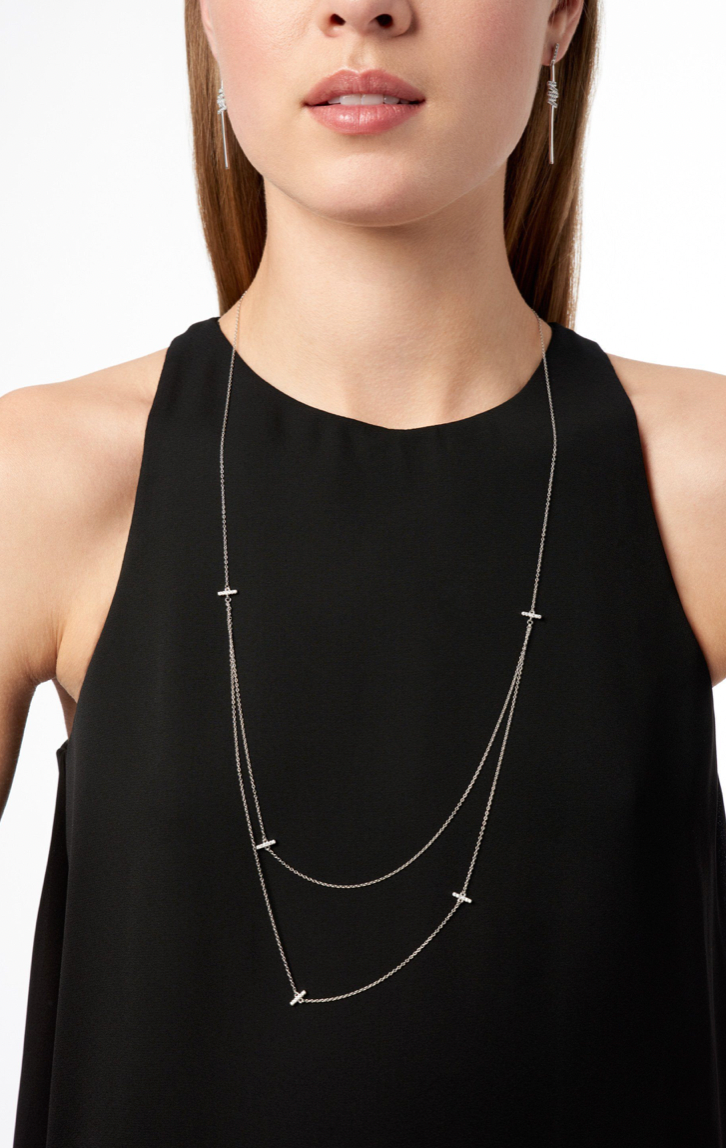 RADIANCE Radiance Delicate Linear Drop Earring