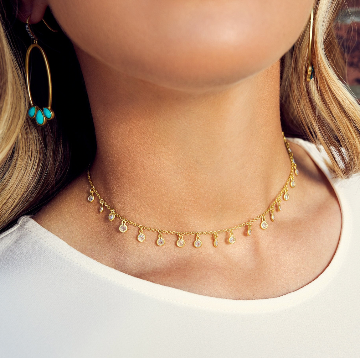BROOKLYN COAST Oval Open Hoop Hook Earring