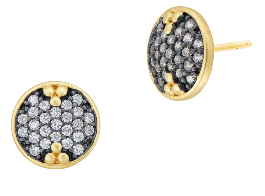 SIGNATURE Pavé Disc Stud Earring