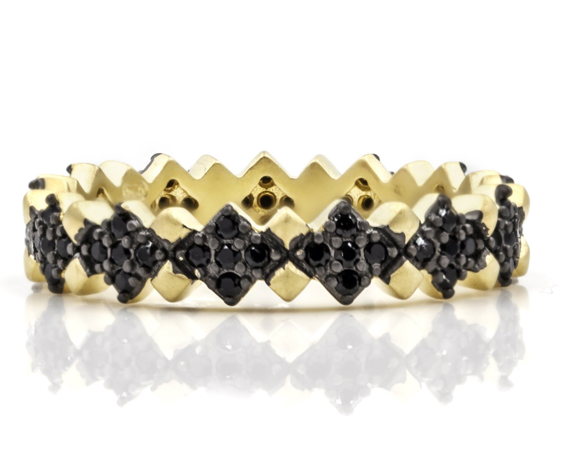 FREIDA ROTHMAN FREIDA ROTHMAN Hand Set Pavé Stone Ring