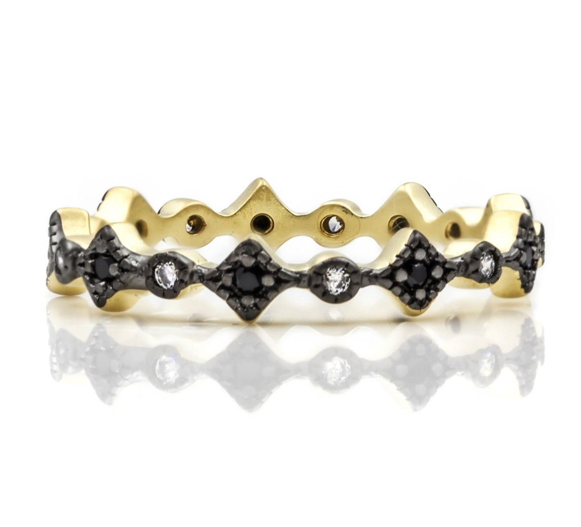 RINGS FOR STACKING Thin Harlequin Ring