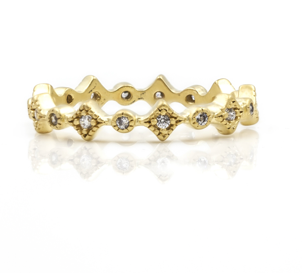 RINGS FOR STACKING Thin Harlequin Ring