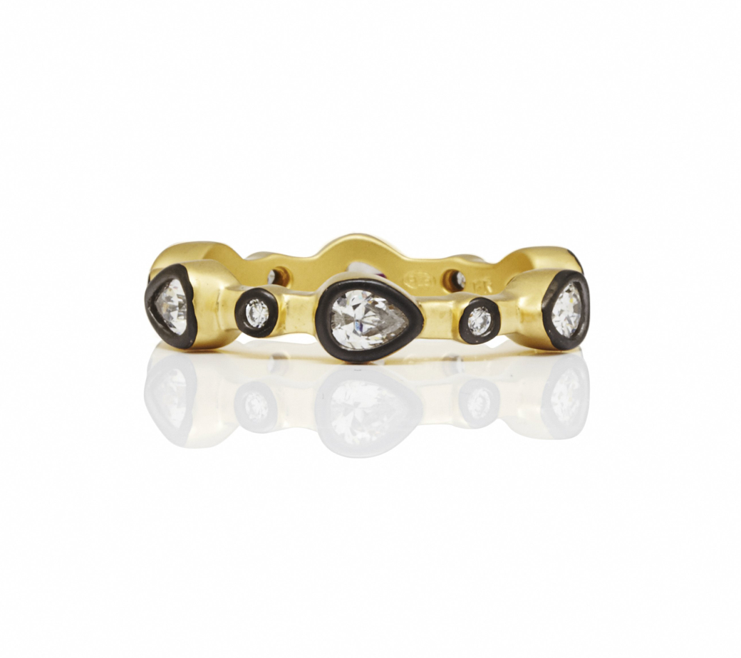 FREIDA ROTHMAN Teardrop Band Ring