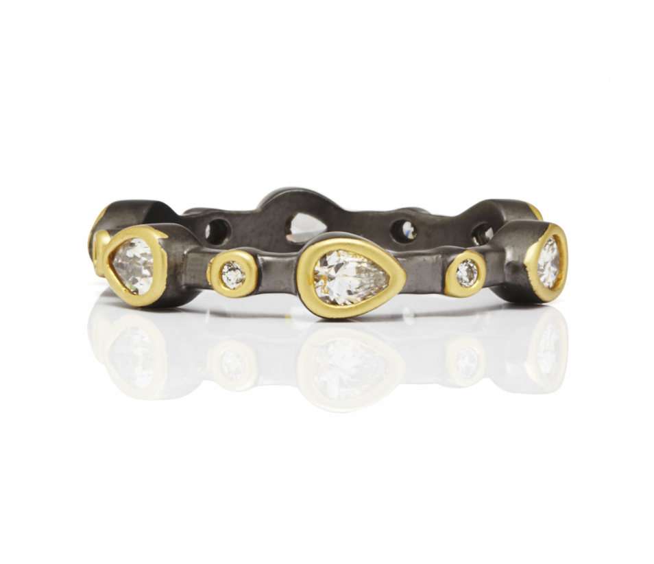 FREIDA ROTHMAN Teardrop Band Ring