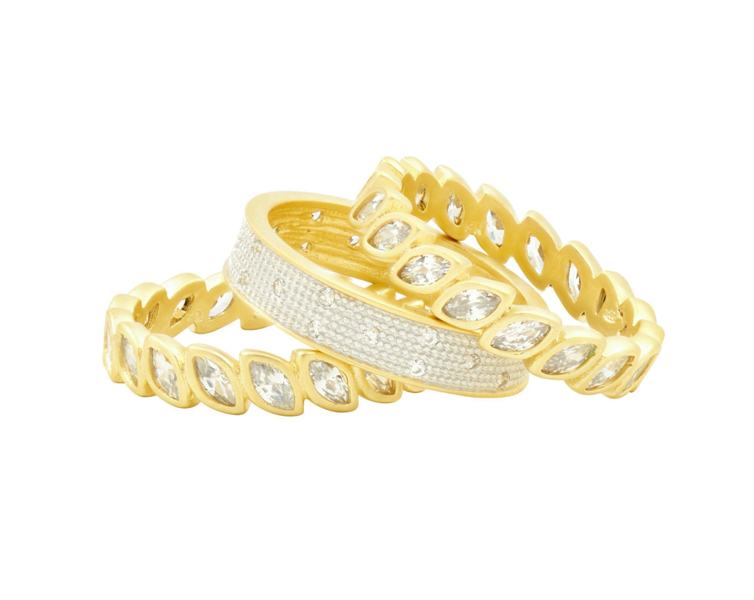 FREIDA ROTHMAN Armor of Hope 3-Stack Rings