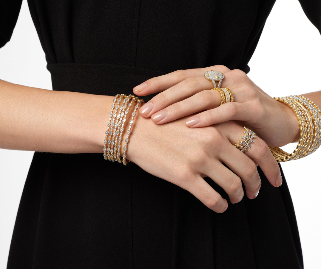 FREIDA ROTHMAN Armor of Hope 3-Stack Rings