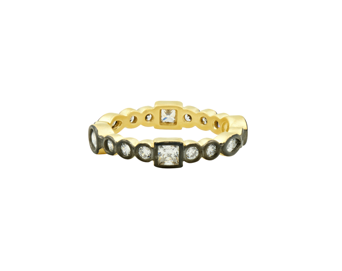RINGS FOR STACKING Mixed Shape Radiance Ring