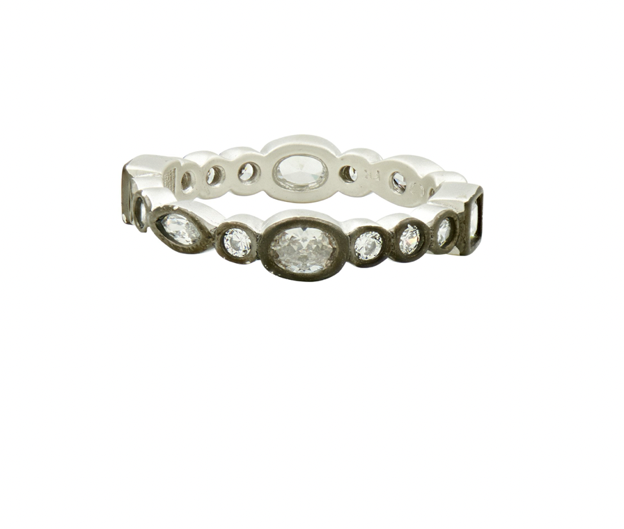 RINGS FOR STACKING Mixed Shape Radiance Ring