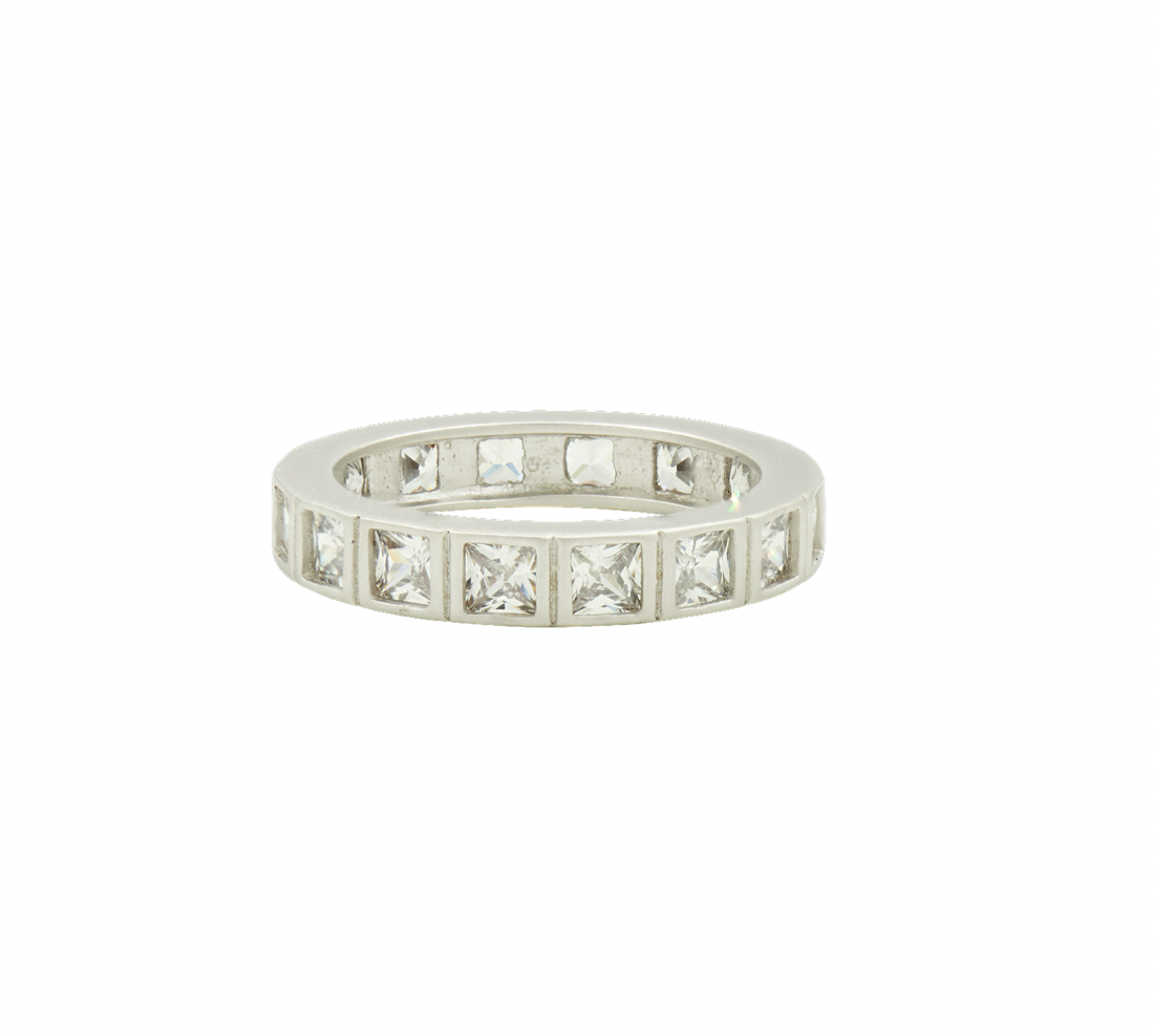 RINGS FOR STACKING Square Radiance Ring
