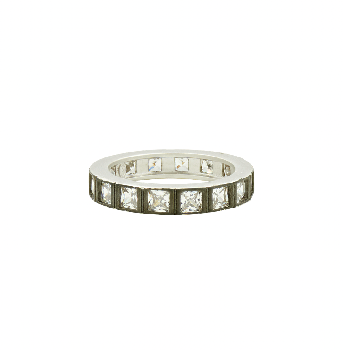 RINGS FOR STACKING Square Radiance Ring
