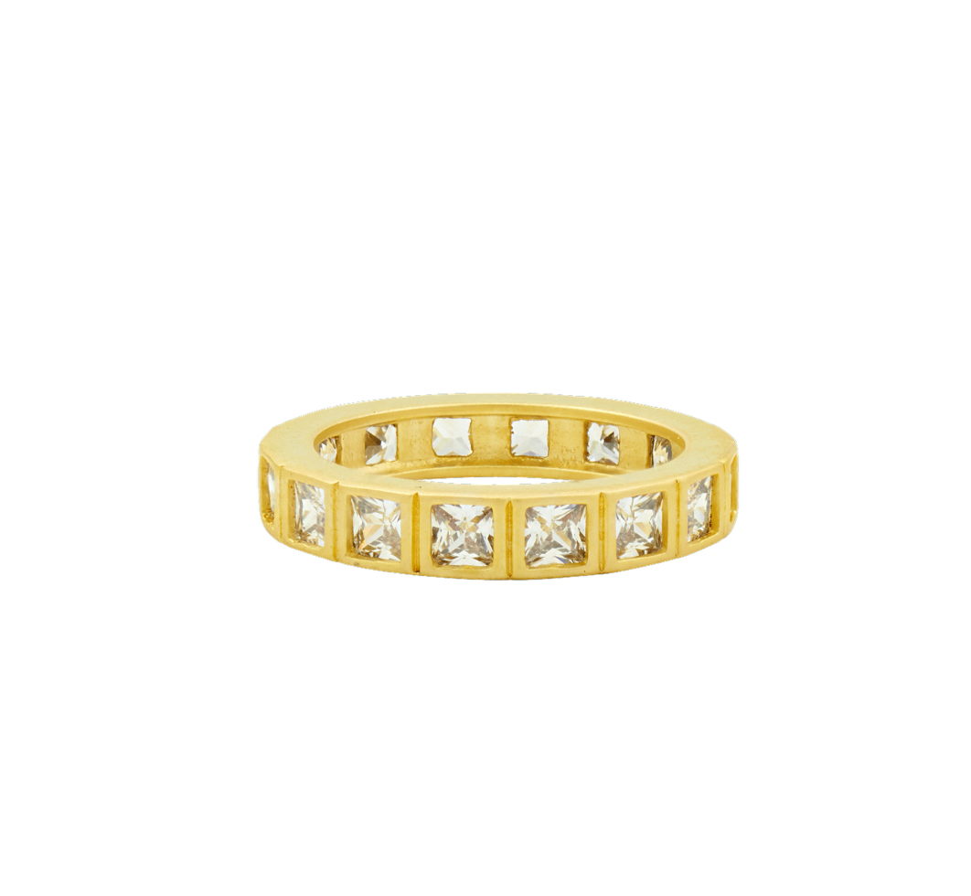 RINGS FOR STACKING Square Radiance Ring