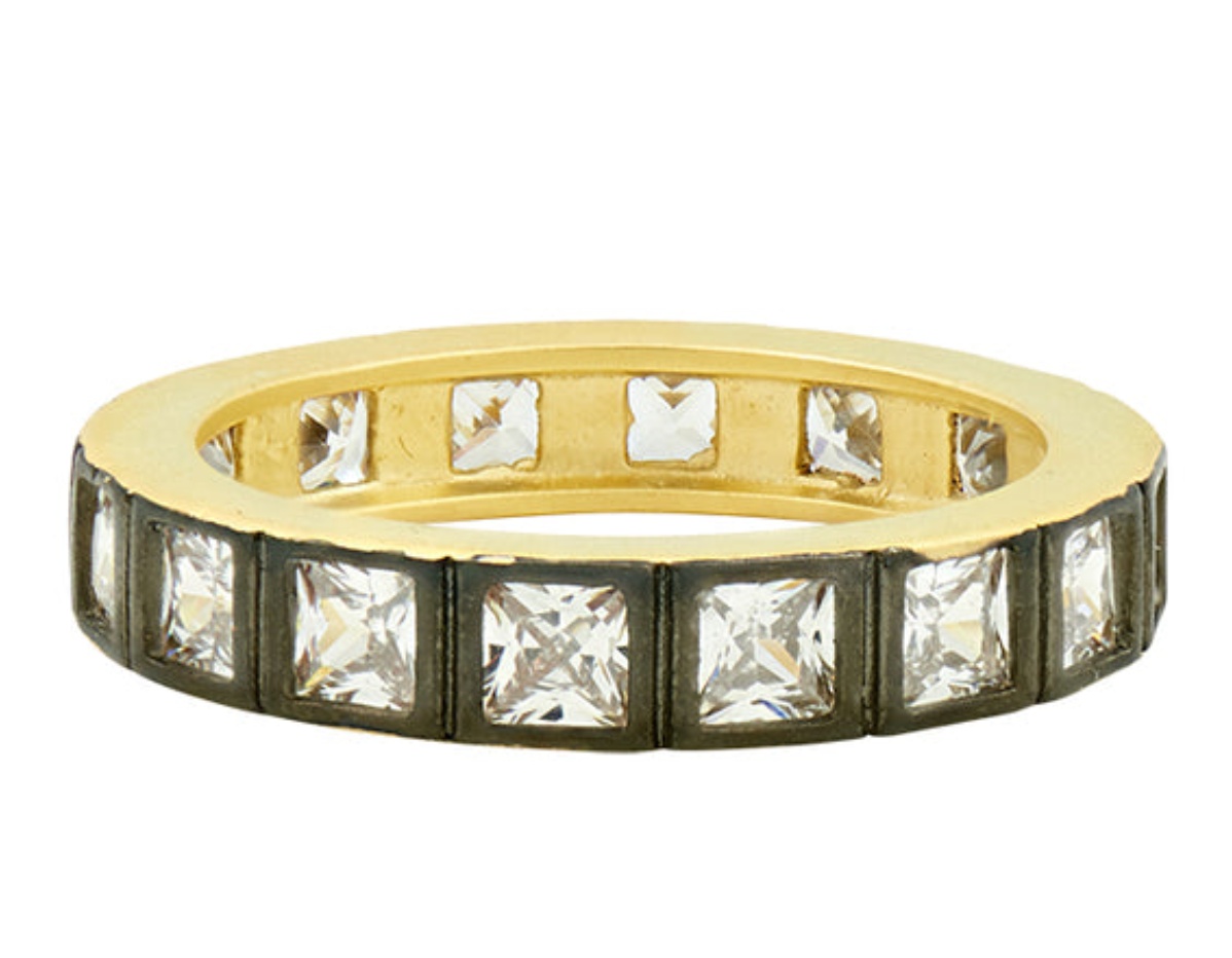 RINGS FOR STACKING Square Radiance Ring