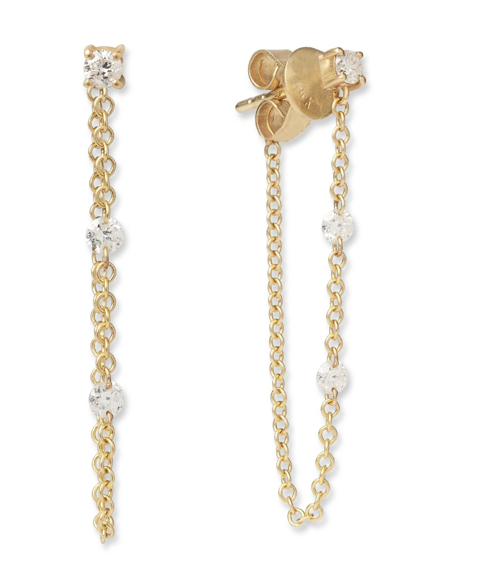 Floating Diamond Earrings