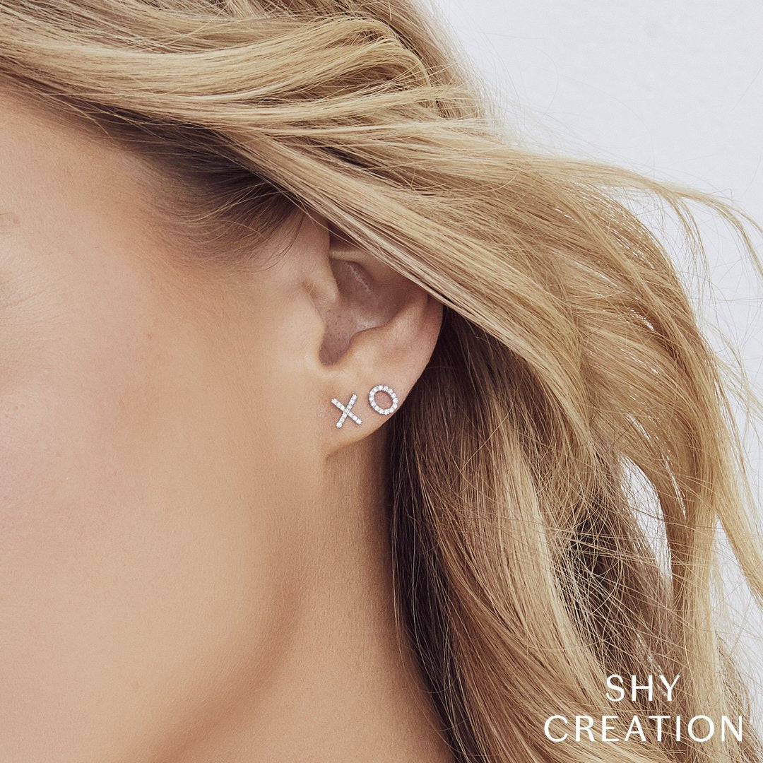 14K White Gold Stud Back Closure 0.09 Carat Weight Available in: Yellow, Rose, and White Gold.